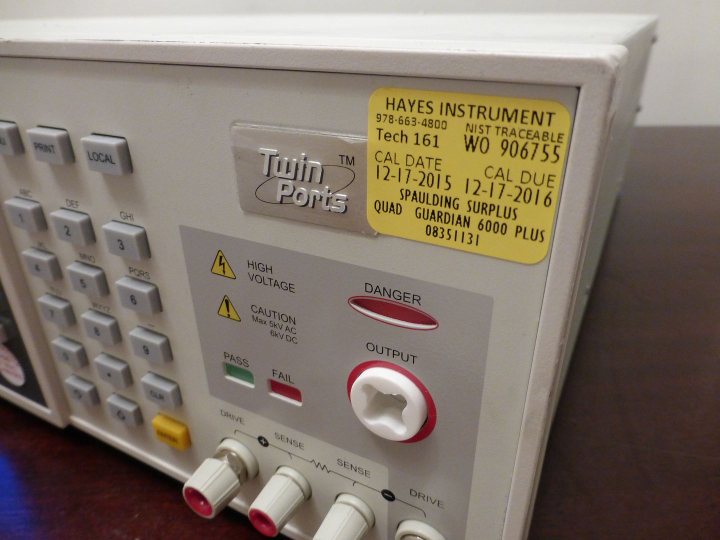 Chroma / Quadtech Guardian 6000 Plus Electrical Safety Analyzer